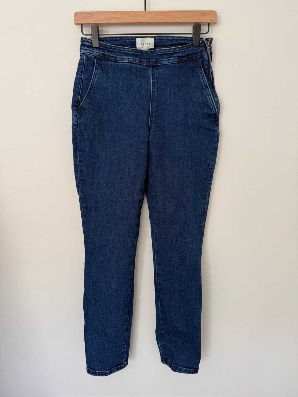 Sezane Clara Trousers Denim - Size 36